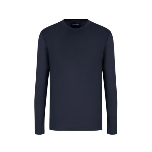 T-shirt Uomo a tinta unita, aderente, con maniche lungh